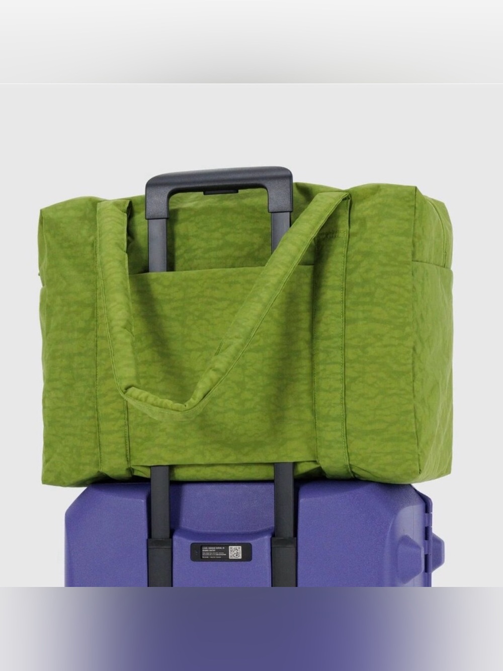 Baggu Cloud Carry On Regular Carryon - Green Juice NEW - CCO - Picture 3 of 5